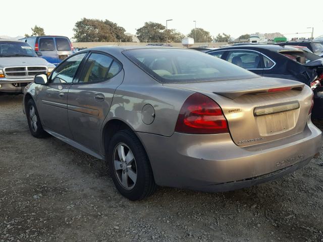 2G2WP552361297067 - 2006 PONTIAC GRAND PRIX TAN photo 3