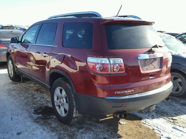 1GKER23778J153534 - 2008 GMC ACADIA SLT წითელი ფოტო 3