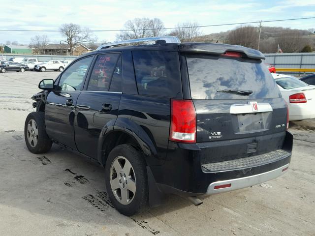 5GZCZ634X6S860116 - 2006 SATURN VUE BLACK photo 3