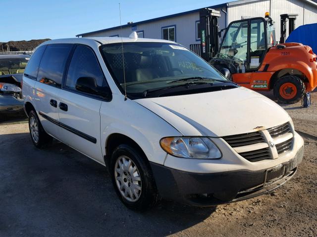 1D4GP21R25B314332 - 2005 DODGE CARAVAN C/ WHITE photo 1