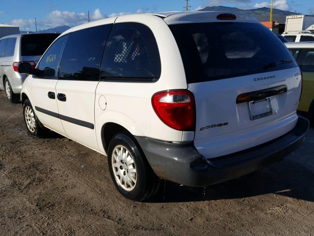 1D4GP21R25B314332 - 2005 DODGE CARAVAN C/ WHITE photo 3