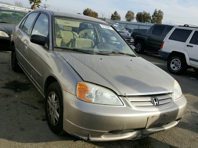 2HGES15583H527764 - 2003 HONDA CIVIC LX BROWN photo 1