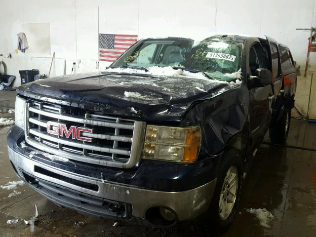 3GTEK23319G183774 - 2009 GMC SIERRA K15 BLUE photo 2