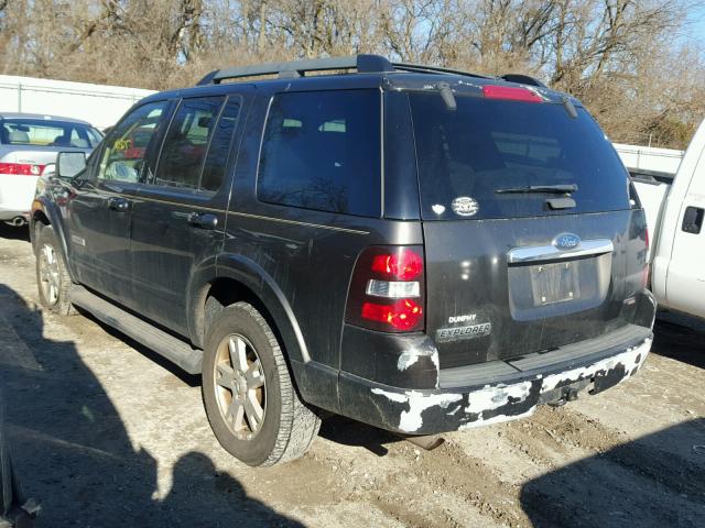 1FMEU73E17UA44159 - 2007 FORD EXPLORER X BROWN photo 3