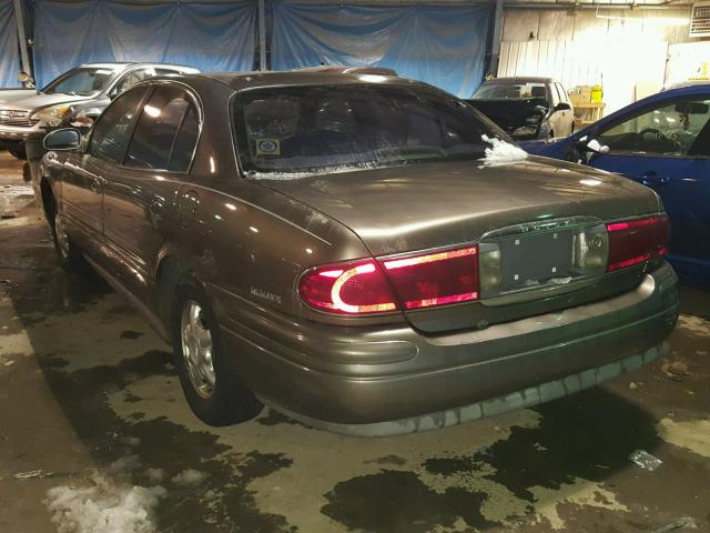 1G4HR54K01U237918 - 2001 BUICK LESABRE LI BEIGE photo 3