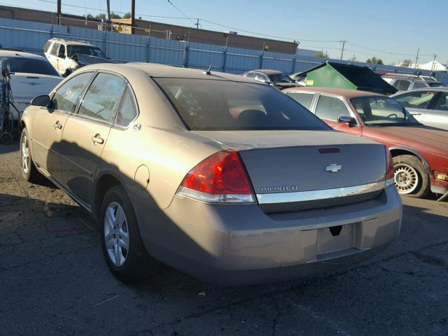 2G1WT58K969137790 - 2006 CHEVROLET IMPALA LT BROWN photo 3