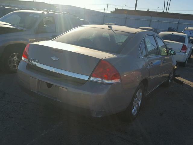 2G1WT58K969137790 - 2006 CHEVROLET IMPALA LT BROWN photo 4