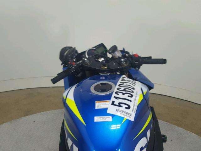 JS1GR7MA8F2101326 - 2015 SUZUKI GSX-R750 BLUE photo 16