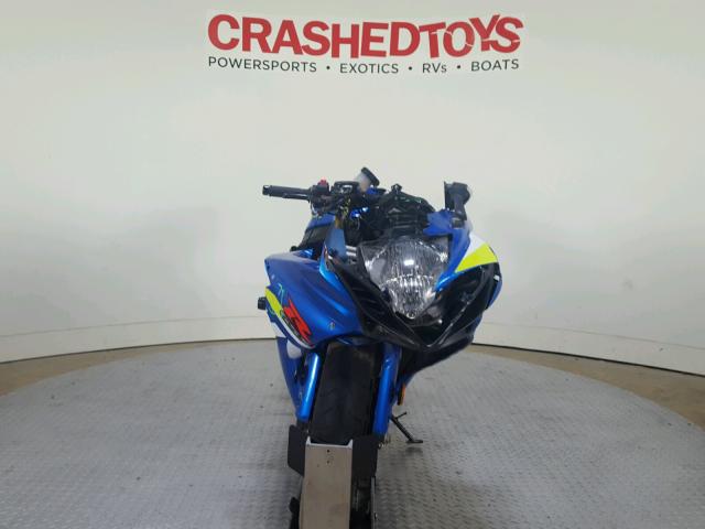 JS1GR7MA8F2101326 - 2015 SUZUKI GSX-R750 BLUE photo 3