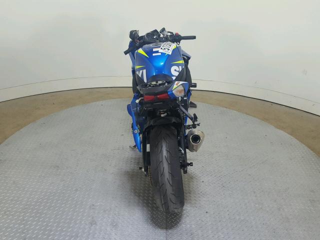 JS1GR7MA8F2101326 - 2015 SUZUKI GSX-R750 BLUE photo 9