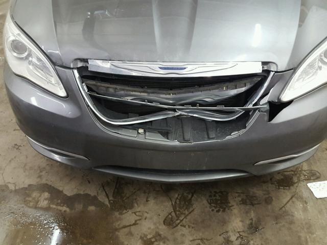 1C3CCBCG8DN520405 - 2013 CHRYSLER 200 LIMITE SILVER photo 9