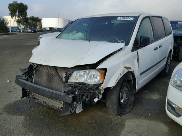 2D4JN1AG2BR771904 - 2011 DODGE GRAND CARA WHITE photo 2