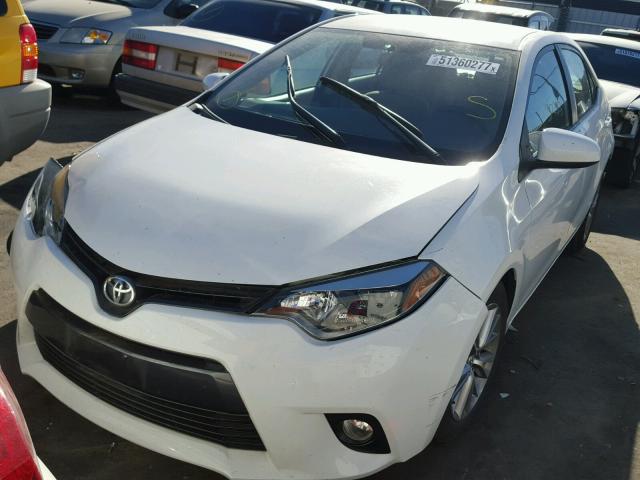 5YFBURHE6FP207248 - 2015 TOYOTA COROLLA L WHITE photo 2