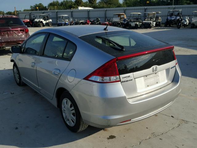 JHMZE2H50AS033525 - 2010 HONDA INSIGHT LX SILVER photo 3