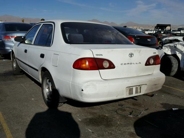 1NXBR12E11Z469617 - 2001 TOYOTA COROLLA CE WHITE photo 3