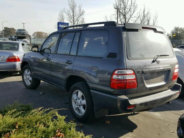 JTEHT05J132037431 - 2003 TOYOTA LAND CRUIS GRAY photo 3