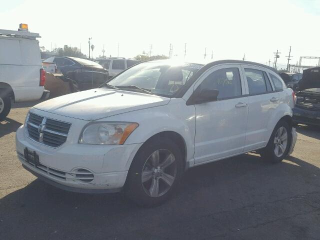 1B3CB4HA9AD539997 - 2010 DODGE CALIBER SX WHITE photo 2