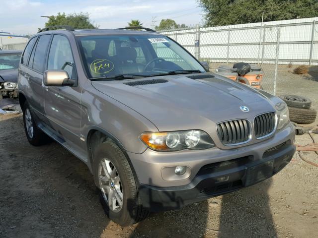 5UXFA13545LY23491 - 2005 BMW X5 3.0I BROWN photo 1