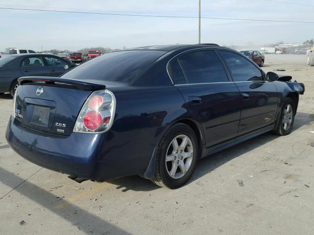 1N4AL11D66C238578 - 2006 NISSAN ALTIMA S BLUE photo 4