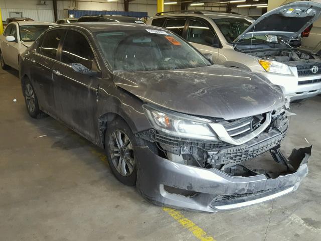 1HGCR2F36FA175017 - 2015 HONDA ACCORD LX GRAY photo 1