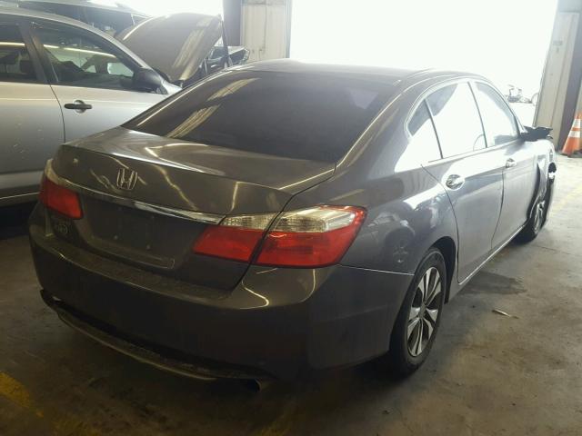 1HGCR2F36FA175017 - 2015 HONDA ACCORD LX GRAY photo 4