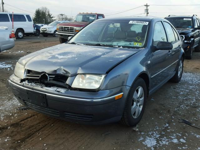 3VWSK69M04M016016 - 2004 VOLKSWAGEN JETTA GLS GRAY photo 2