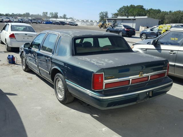 1LNLM82W1SY703754 - 1995 LINCOLN TOWN CAR S GREEN photo 3