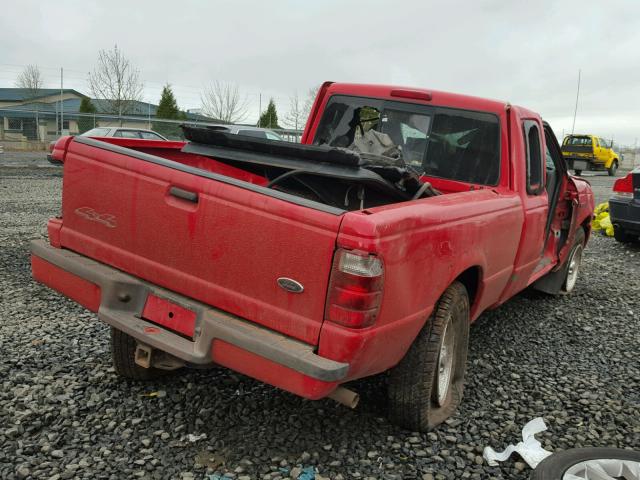 1FTZR15E31PB32220 - 2001 FORD RANGER SUP RED photo 4