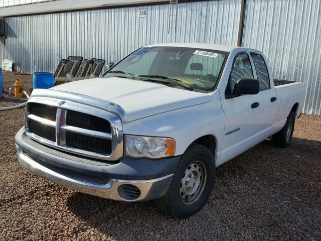 1D7HA18N44J222276 - 2004 DODGE RAM 1500 S WHITE photo 2