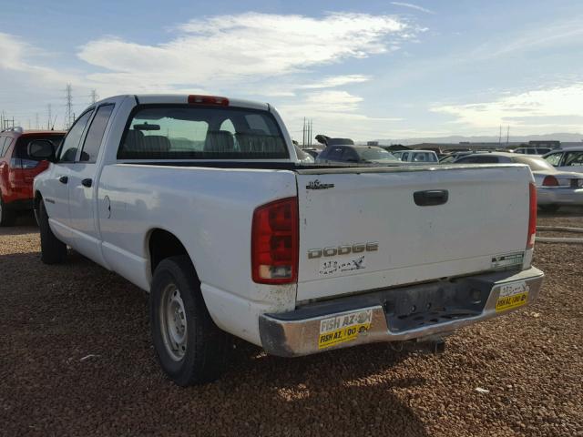 1D7HA18N44J222276 - 2004 DODGE RAM 1500 S WHITE photo 3