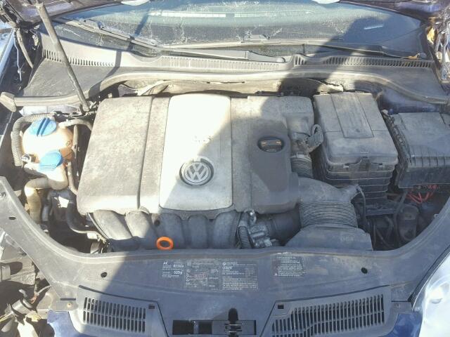 WVWDR91K27W167964 - 2007 VOLKSWAGEN RABBIT BLUE photo 7