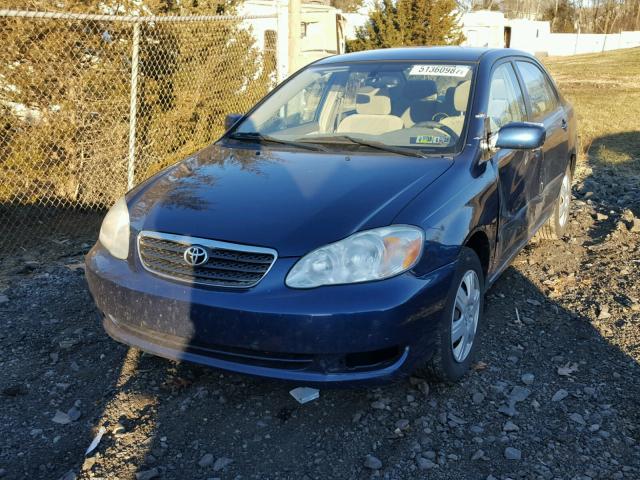 2T1BR32E17C713384 - 2007 TOYOTA COROLLA CE BLUE photo 2