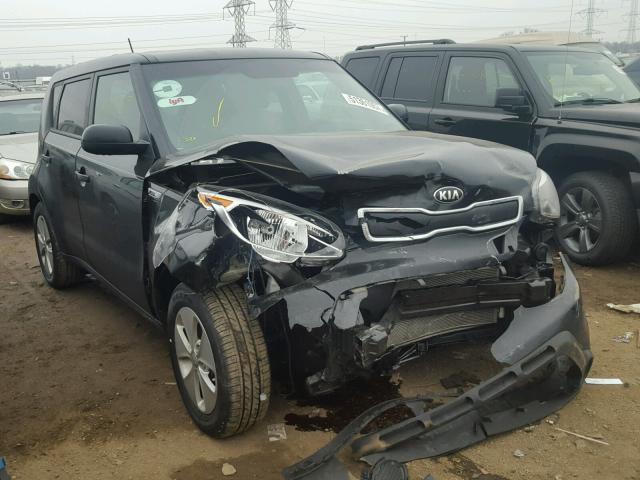 KNDJN2A25G7313192 - 2016 KIA SOUL BLACK photo 1