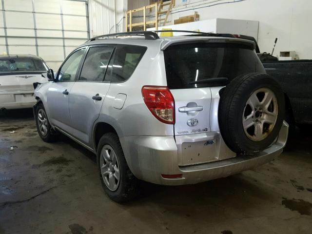 JTMZD33V676021771 - 2007 TOYOTA RAV4 SILVER photo 3