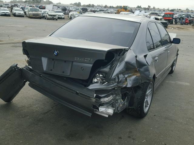 WBADN53492GF70734 - 2002 BMW 540 I GRAY photo 4