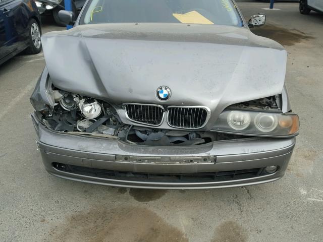 WBADN53492GF70734 - 2002 BMW 540 I GRAY photo 7