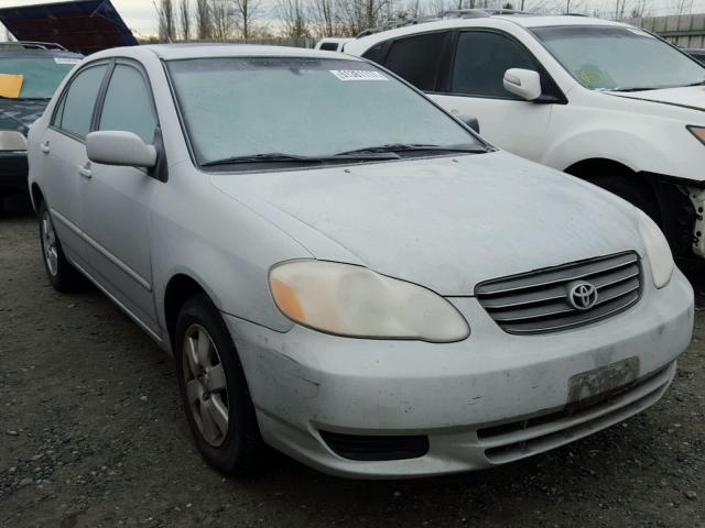 1NXBR32E63Z025969 - 2003 TOYOTA COROLLA CE SILVER photo 1