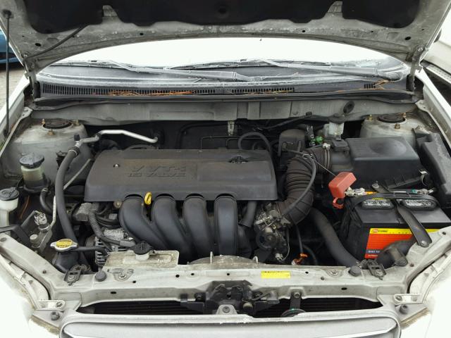 1NXBR32E63Z025969 - 2003 TOYOTA COROLLA CE SILVER photo 7