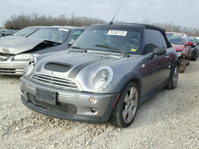 WMWRH33585TF85246 - 2005 MINI COOPER S GRAY photo 2