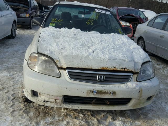 2HGEJ6674YH503856 - 2000 HONDA CIVIC LX WHITE photo 9