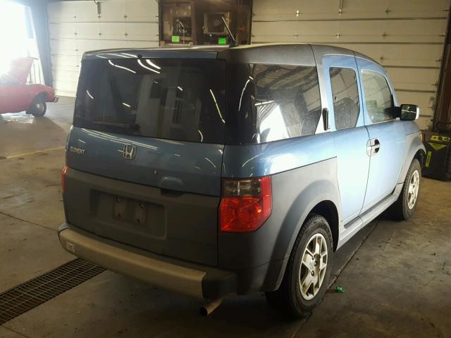 5J6YH18328L011649 - 2008 HONDA ELEMENT LX BLUE photo 4