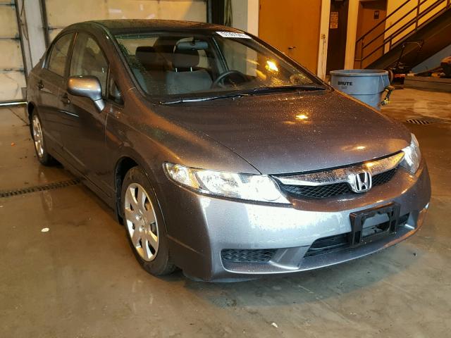 2HGFA1F54BH527944 - 2011 HONDA CIVIC LX GRAY photo 1