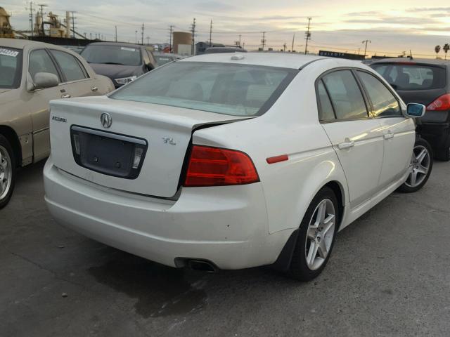 19UUA66226A019857 - 2006 ACURA 3.2TL WHITE photo 4