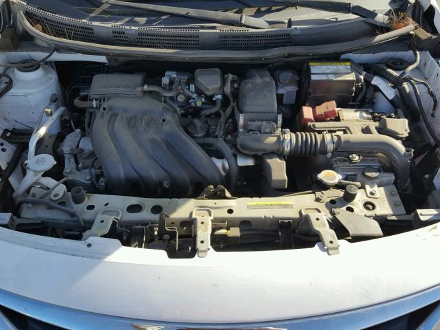 3N1CN7AP0FL837963 - 2015 NISSAN VERSA S SILVER photo 7