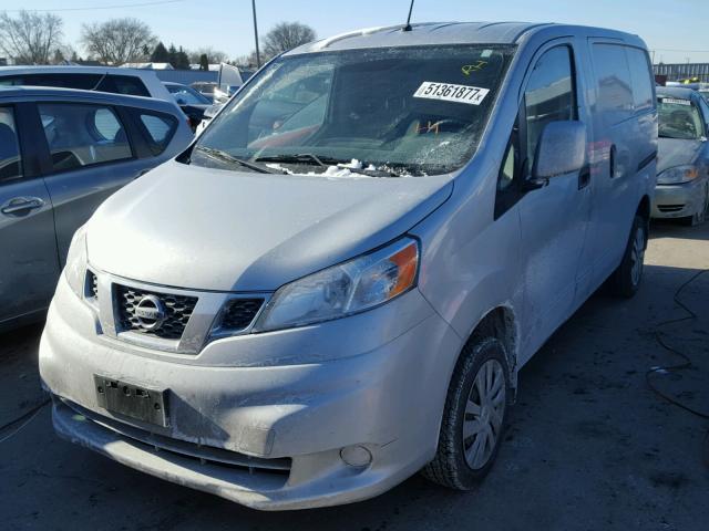 3N6CM0KN3FK734382 - 2015 NISSAN NV200 2.5S SILVER photo 2