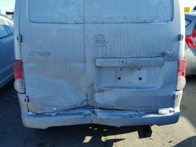 3N6CM0KN3FK734382 - 2015 NISSAN NV200 2.5S SILVER photo 9