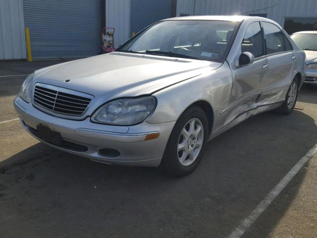 WDBNG75J12A294256 - 2002 MERCEDES-BENZ S 500 SILVER photo 2