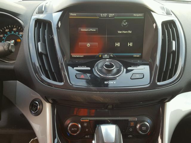 1FMCU9HX1DUC12701 - 2013 FORD ESCAPE SEL BLACK photo 9