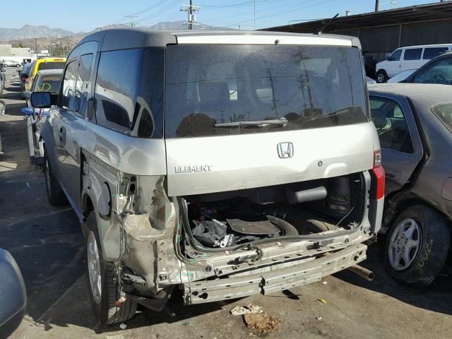 5J6YH28644L033839 - 2004 HONDA ELEMENT EX GRAY photo 3