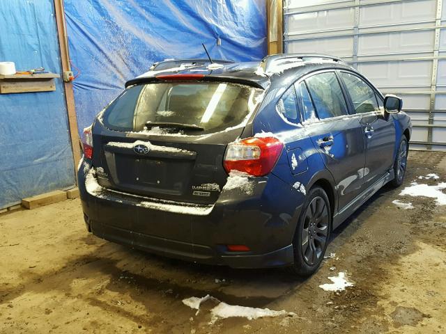 JF1GPAL63E8244563 - 2014 SUBARU IMPREZA SP GRAY photo 4